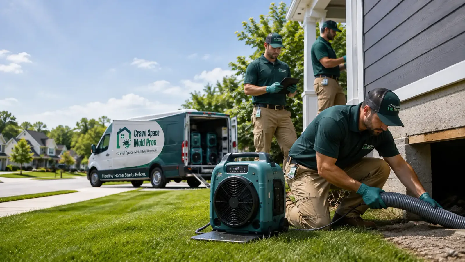 Crawl Space Mold Removal in Morrisonville, NY